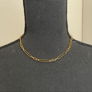 J.Crew Demi-fine Gold Plated Multi-link Necklace